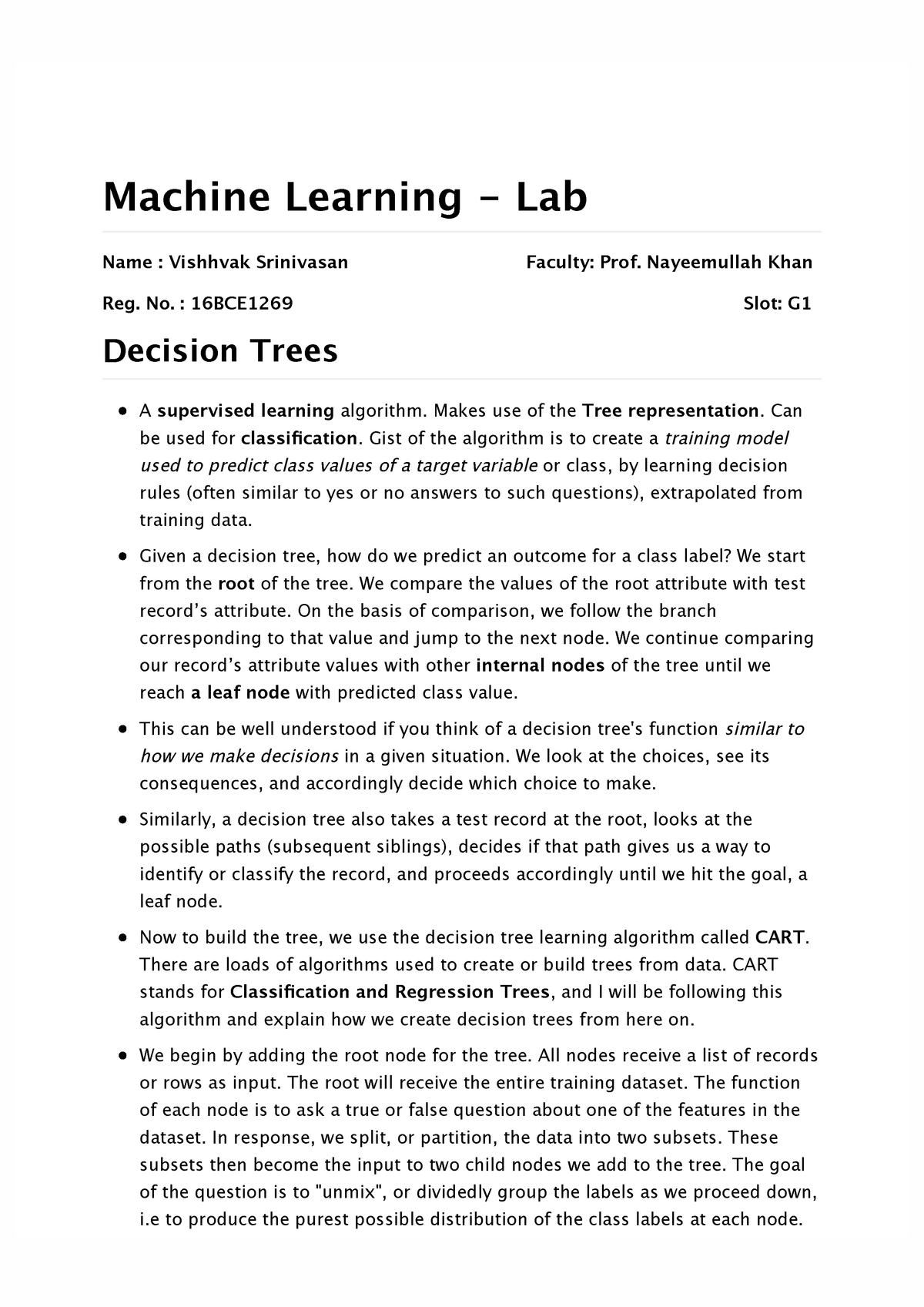 Classification and regression trees cart a user manual for identifying